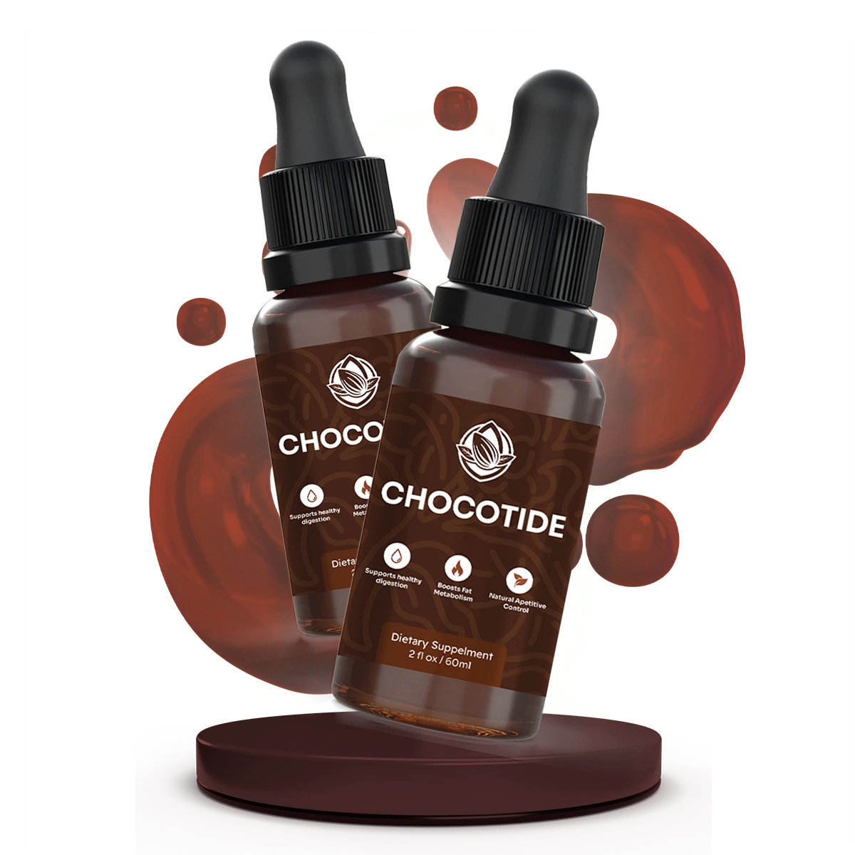 Chocotide Weight Loss Support Supplement Bottle